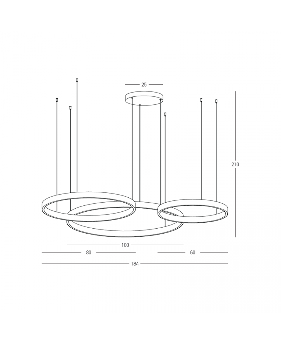 Candeeiro Suspenso Orbit Up&Down