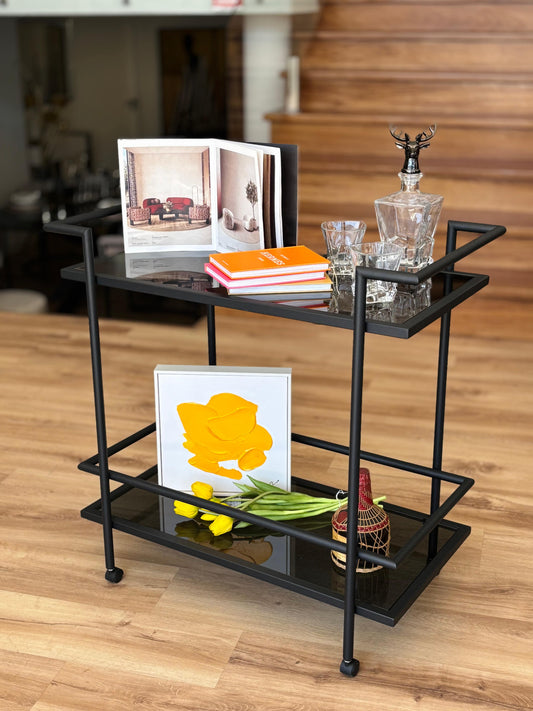 Carro de chá Capri Dourado