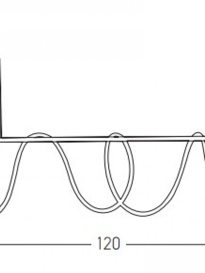 Candeeiro Suspenso Linea Gold