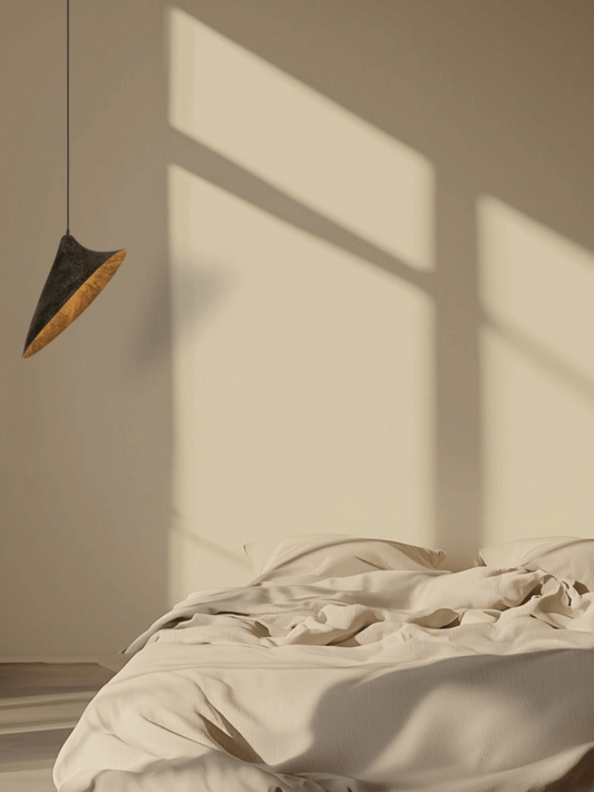 Candeeiro Suspenso Silk Noir