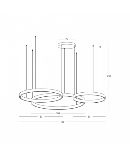 Candeeiro Suspenso Orbit Up&Down