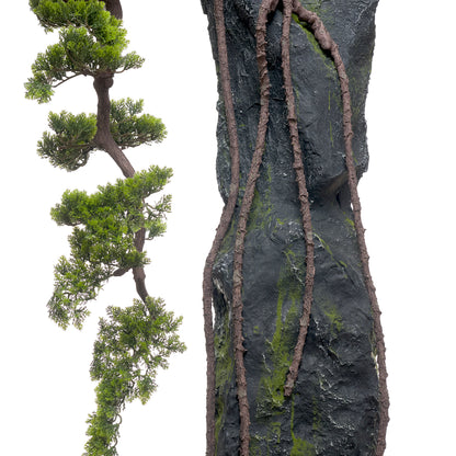 Bonsai com Pedra de 170cm - Planta artificial