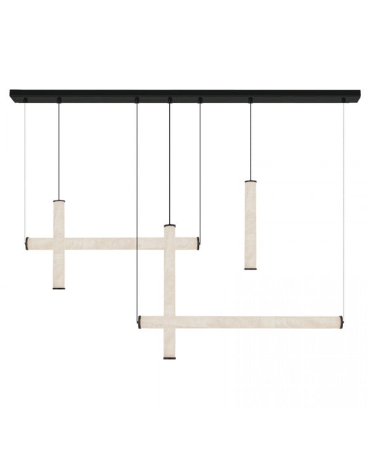 Candeeiro Suspenso Alabaster Line