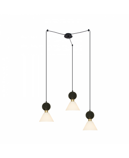 Candeeiro Suspenso Trio Noir