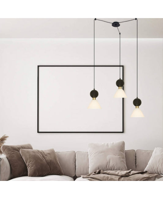 Candeeiro Suspenso Trio Noir