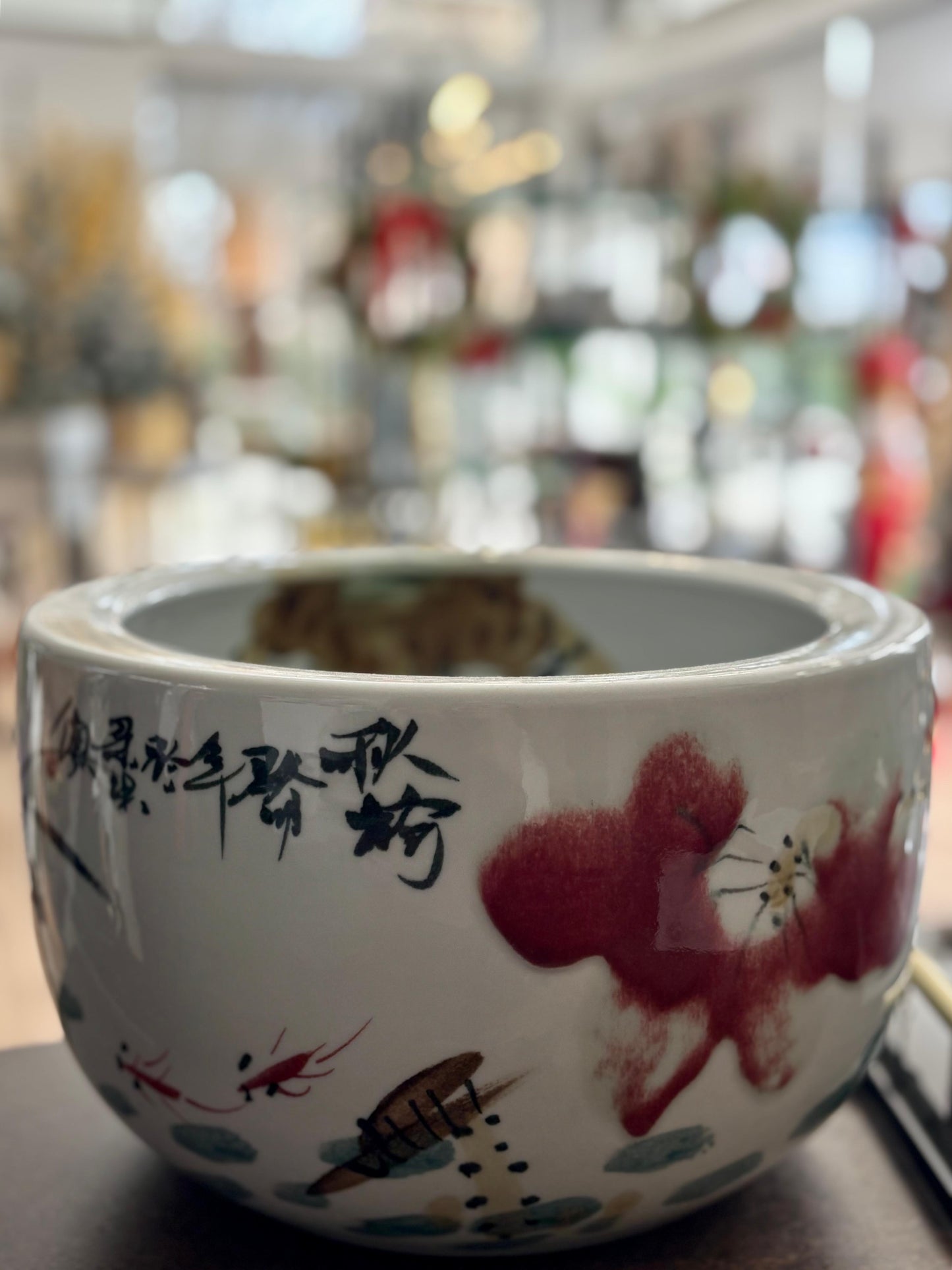 Cachepôt Faiança Artesanal- Oriental