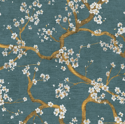 Papel de Parede Floral Texturizado