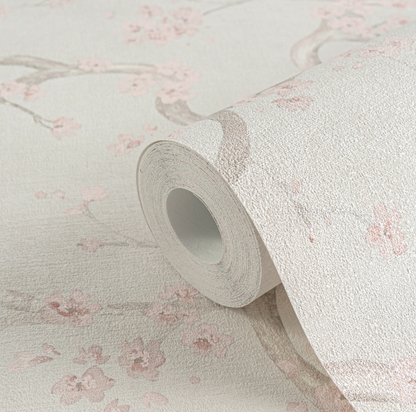 Papel de Parede Floral Texturizado