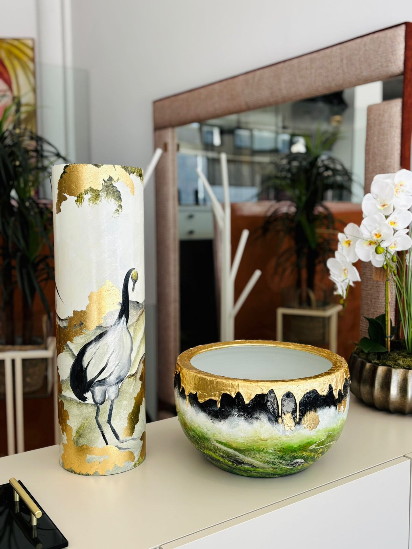 Cachepôt Faiança Artesanal- Aurora