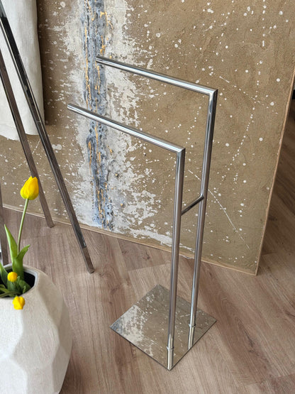 Porta-Toalhas Dual Inox Polido