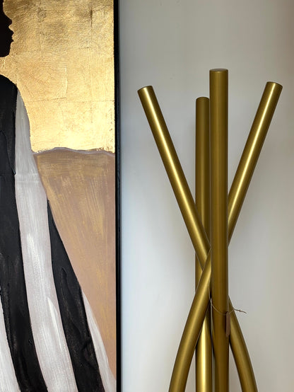 Cabide Prisma Dourado (20095)