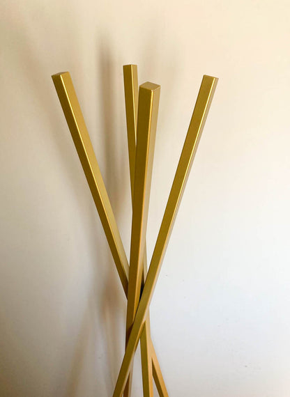 Cabide Minimal Dourado