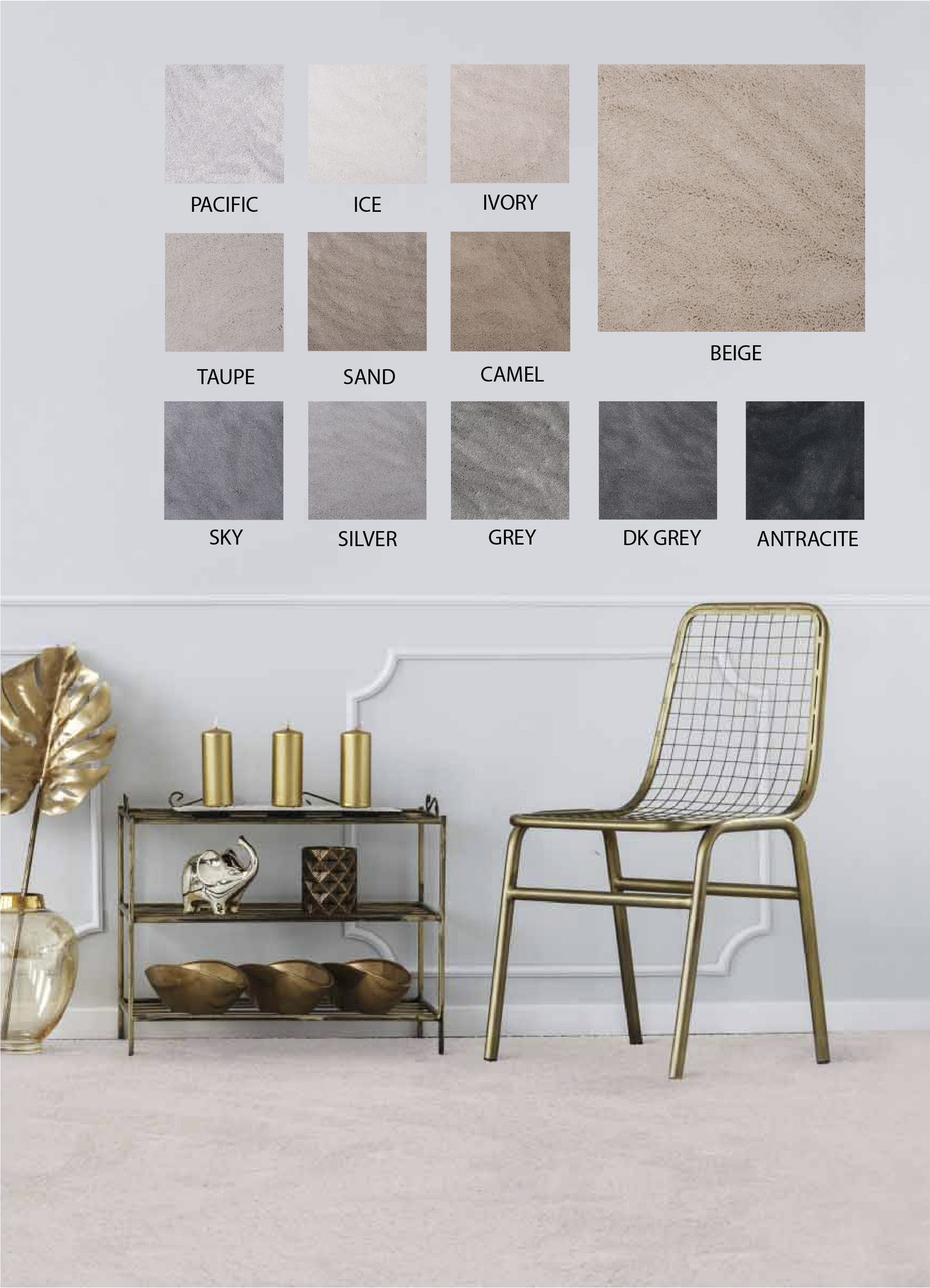 Carpete Areia Clean — Corte Personalizado M2