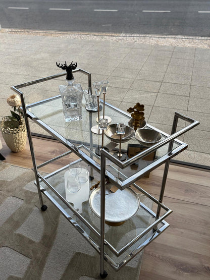 Carro de chá Capri Inox Polido