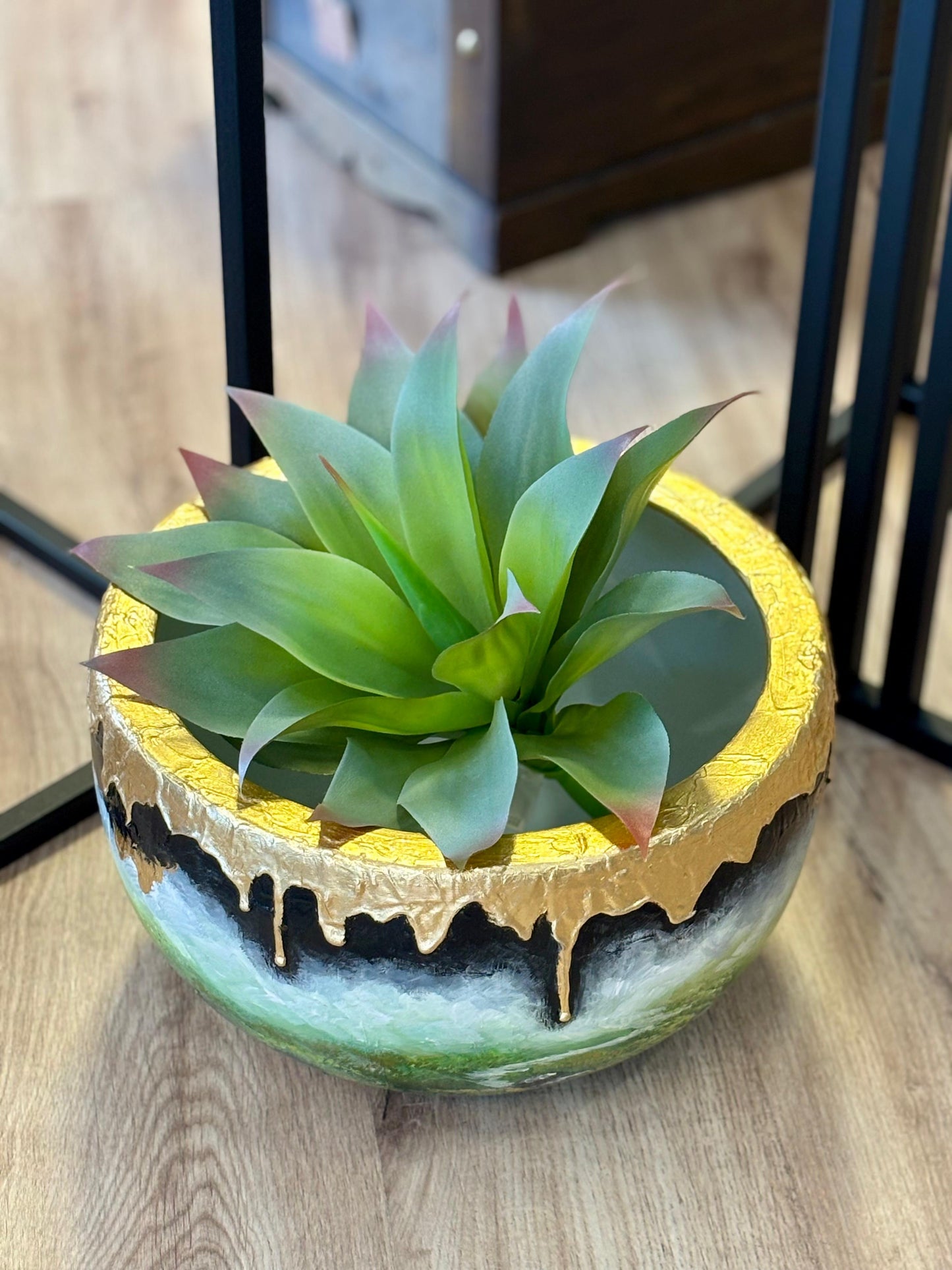 Cachepôt Faiança Artesanal- Aurora