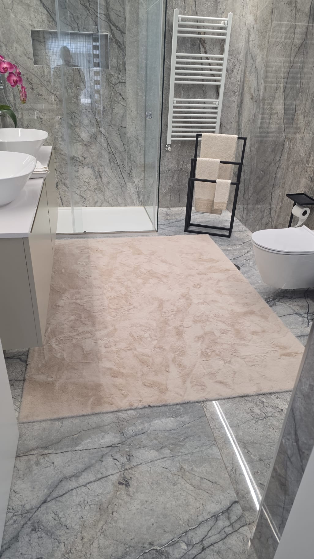 Carpete Marla Soft lavavél máquina — Corte Personalizado M2