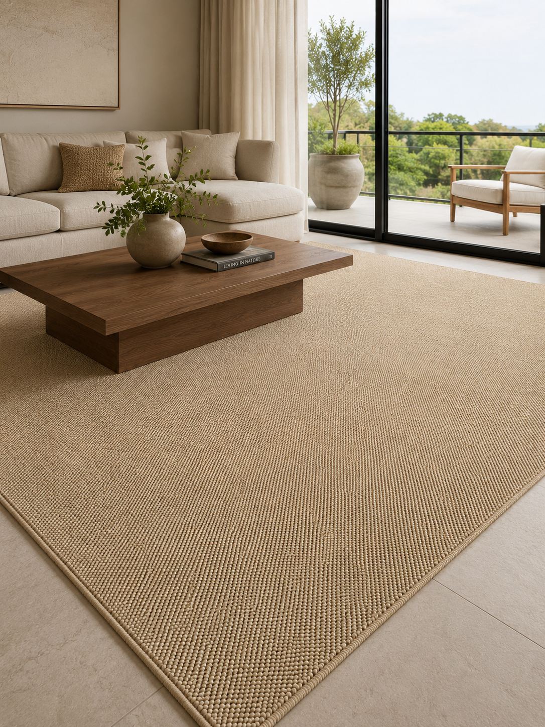 Carpete Lakares Natural — Corte Personalizado M2