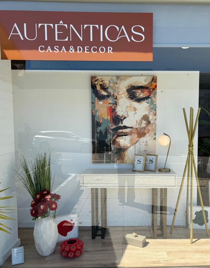 Tela pintada à mão - Face